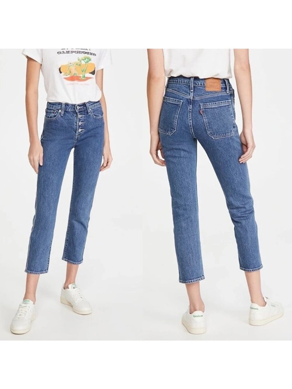 Levi's Wedgie Straight Utility Jeans in Middle Sister 32